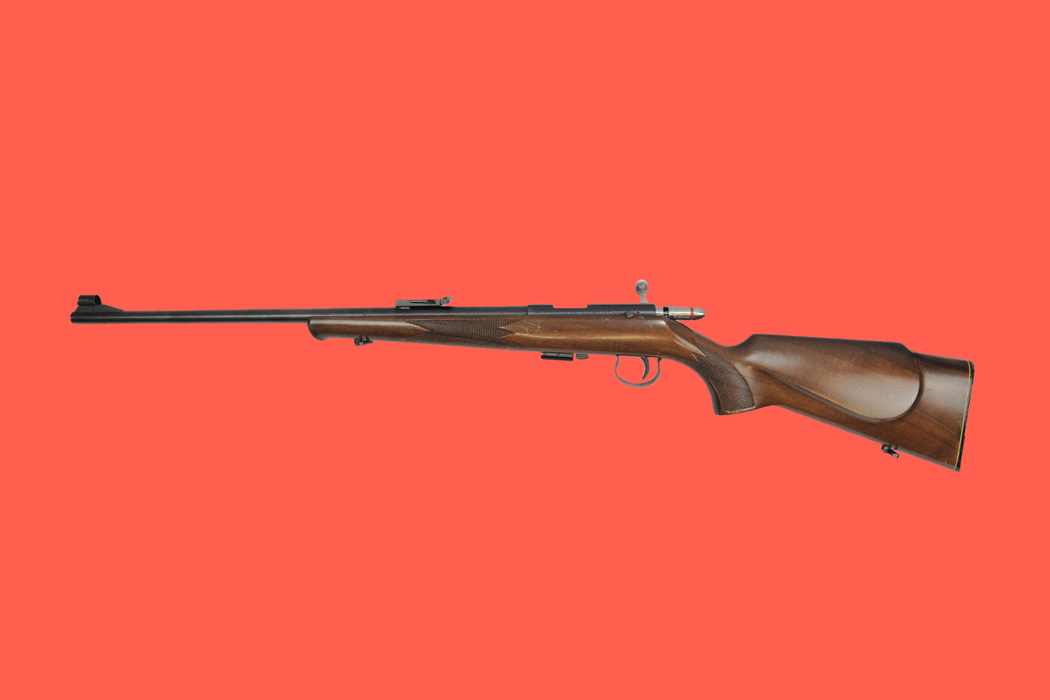 Repetierbüchse Anschütz .22lr Ansicht Links