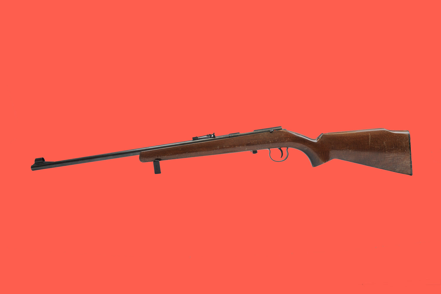 Repetierbüchse Anschütz 1400 .22lr Ansicht Seite