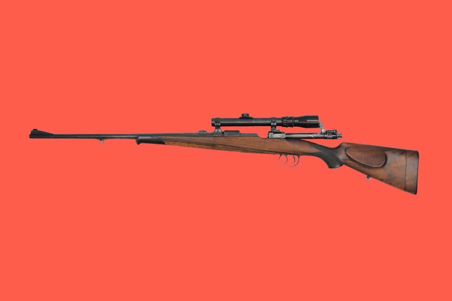 Repetierbüchse Mauser 98 8x57IS Ansicht Links