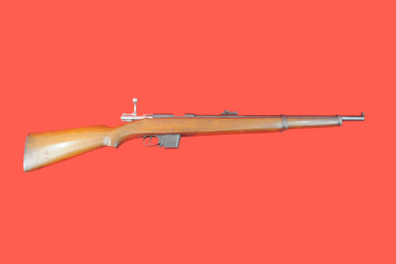 Repetierbüchse Bergmann 9mm  gebraucht - Rechts