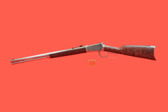 Repetierbüchse Rossi Puma Octagon .357 Mag - Seitenansicht/Draufsicht
