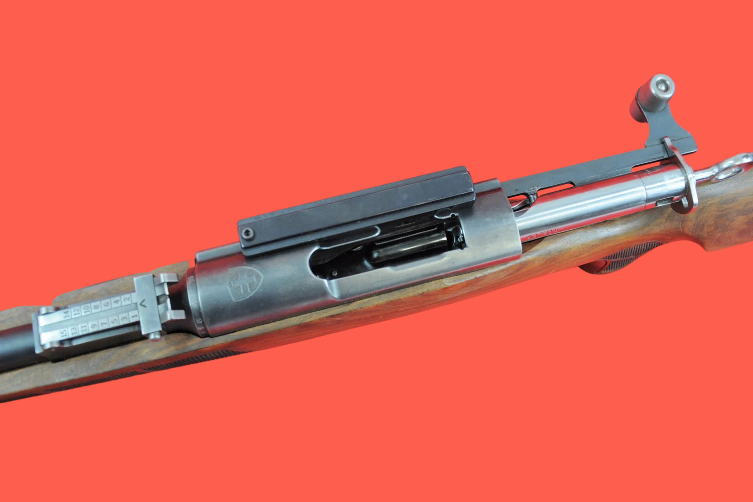 Repetierbüchse Schmidt Rubin K31 7,5x55 SE gebraucht - Verschluss