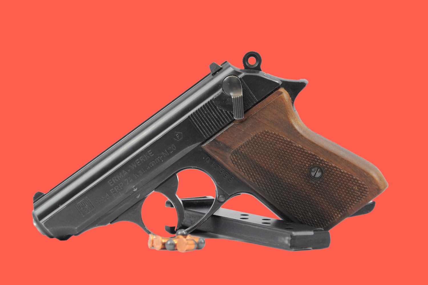 Repetierpistole Erma Kal. 4mm Ansicht - Seite