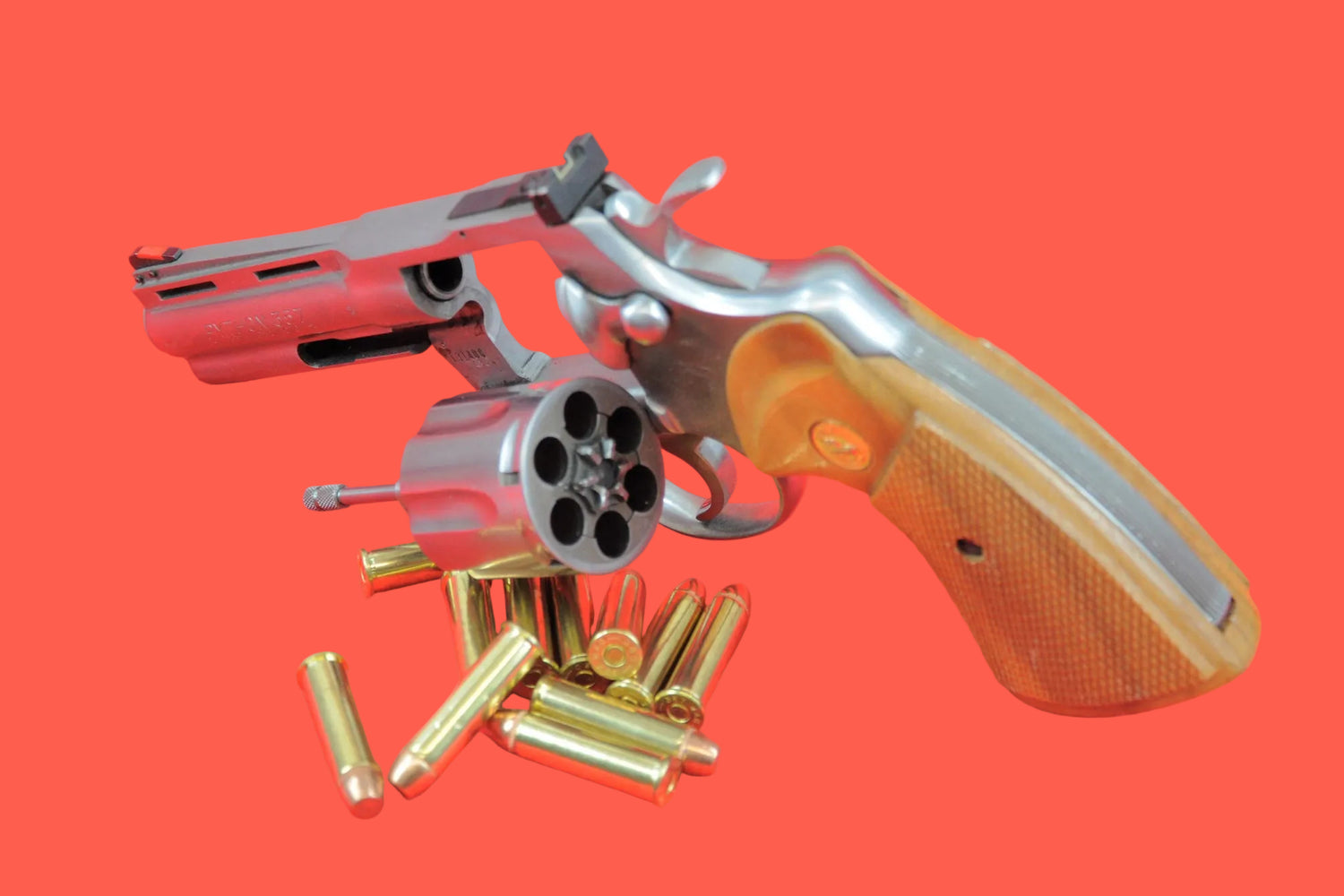 Revolver Colt Python 4 .357 Mag. gebraucht - Seitenansicht/Draufsicht