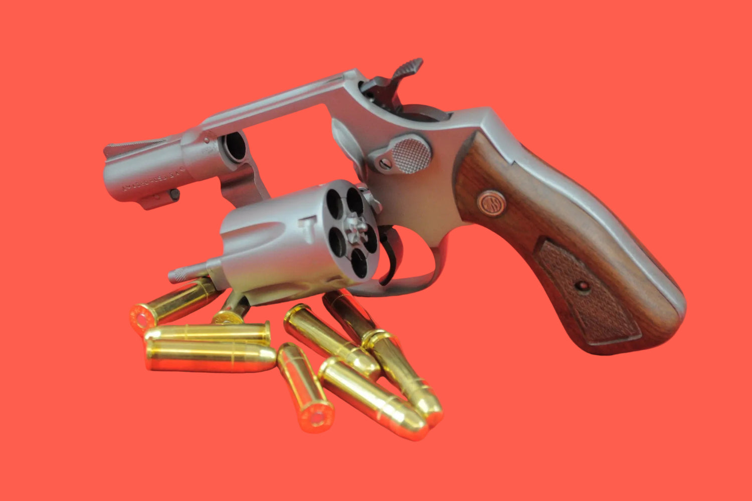 Revolver Rossi .38 Special gebraucht - Seitenansicht/Draufsicht