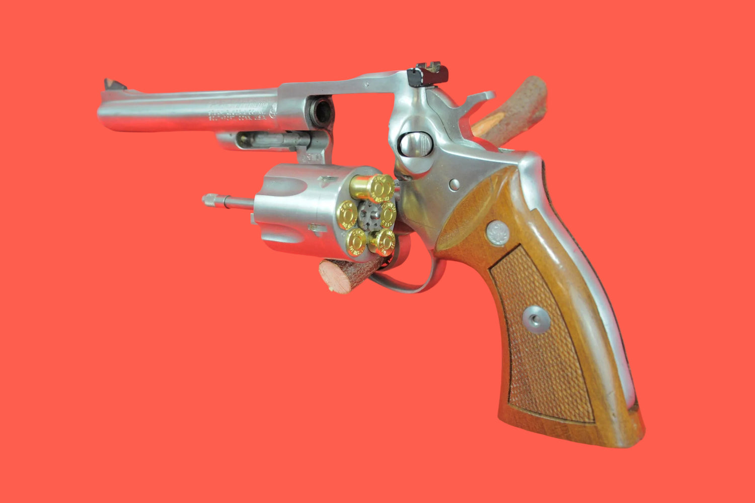 Revolver Ruger Security Six .357 Mag. gebraucht - Seitenansicht/Draufsicht