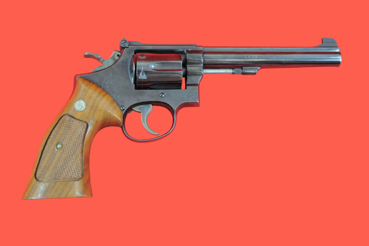 Revolver Smith & Wesson Mod. 14-2 .38 Special gebraucht - Seitenansicht rechts