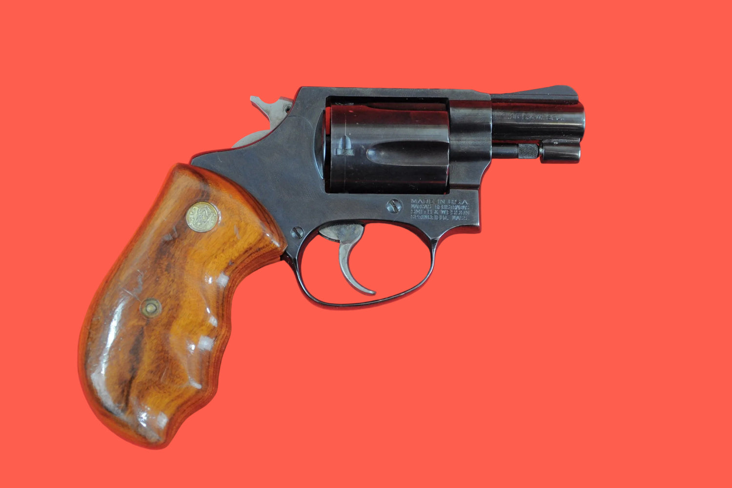 Revolver Smith & Wesson Mod. 36-7 .38 Special gebraucht - Seitenansicht rechts