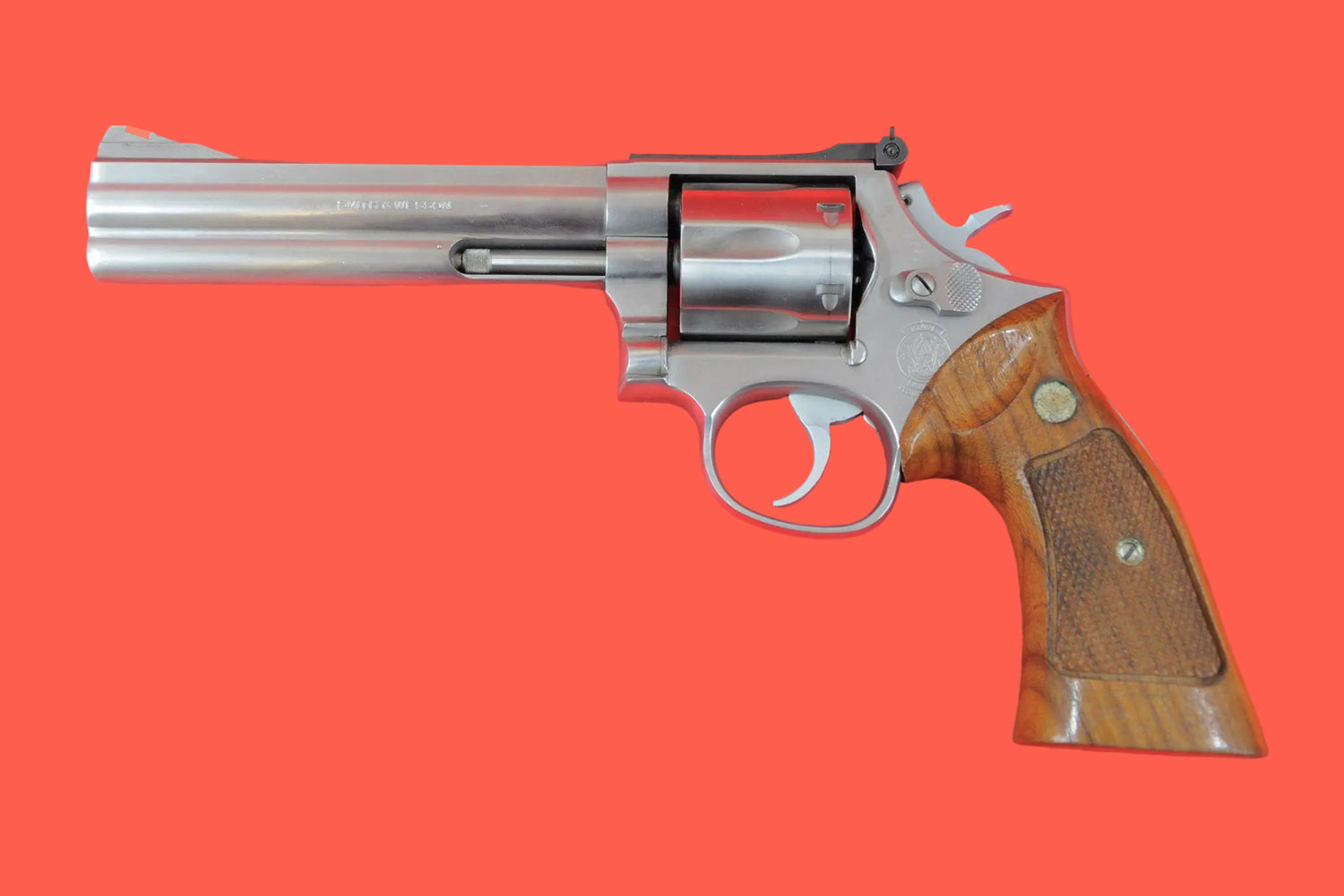 Revolver Smith & Wesson Modell 686-3 .357 Mag. gebraucht - Seitenansicht links