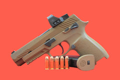 Sig Sauer P320 M17 9mm Luger - Seitenansicht/Draufsicht