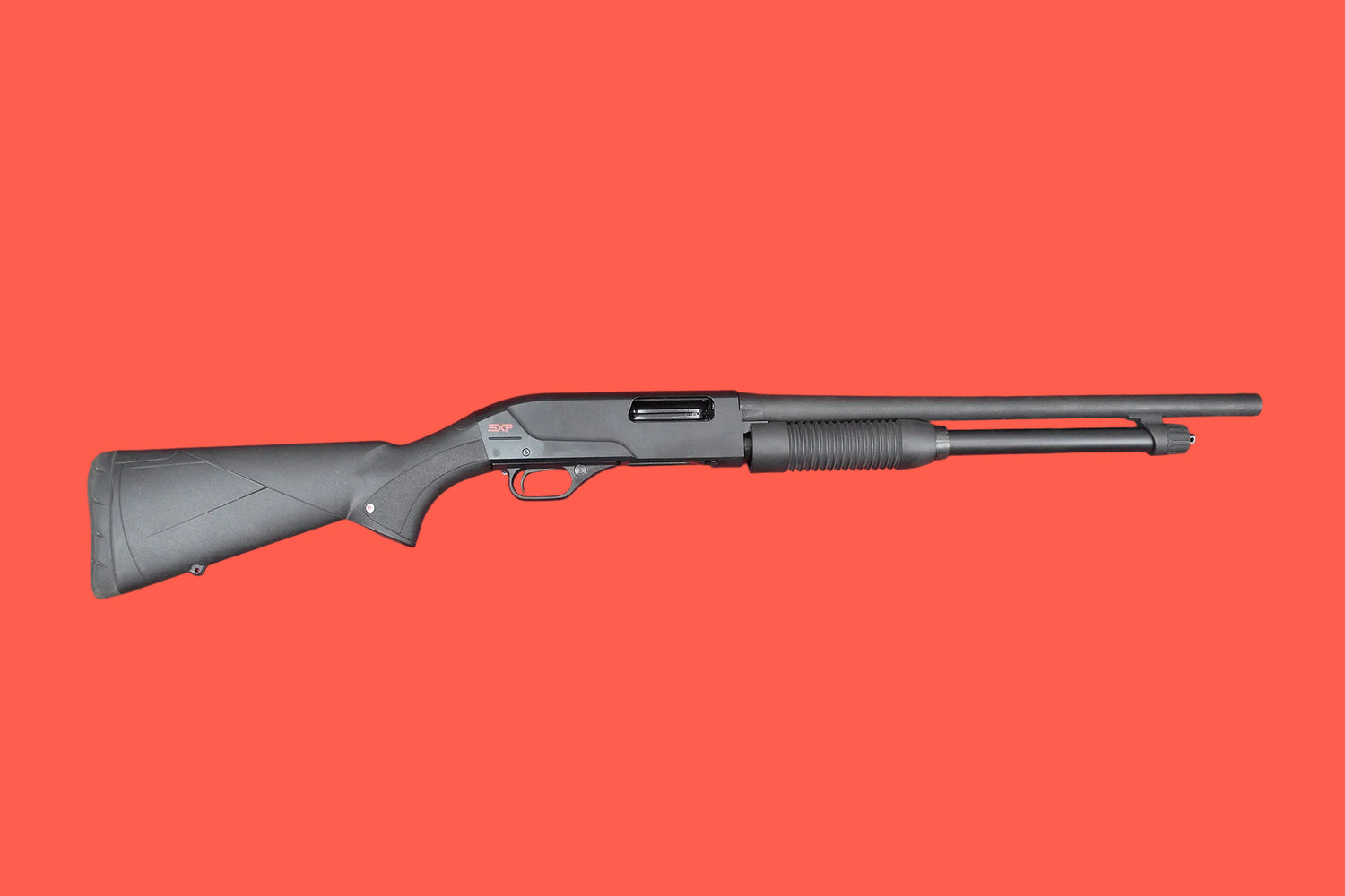Vorderschaftrepetierflinte Winchester SXP 20/76 gebraucht - Seitenansicht rechts