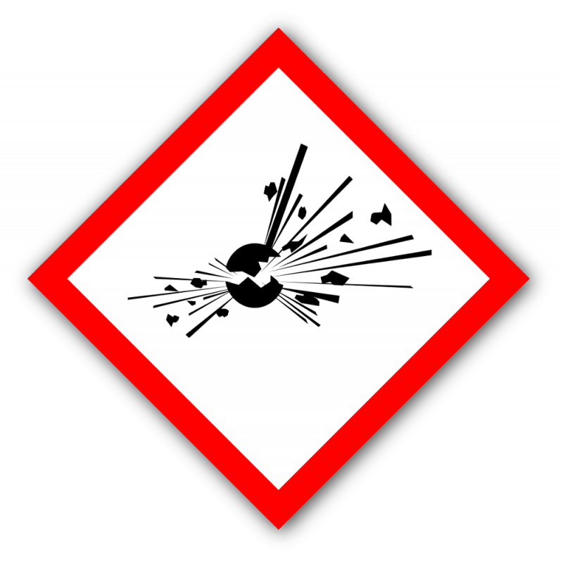 GHS01 – Explodierende Bombe (Explosiv)