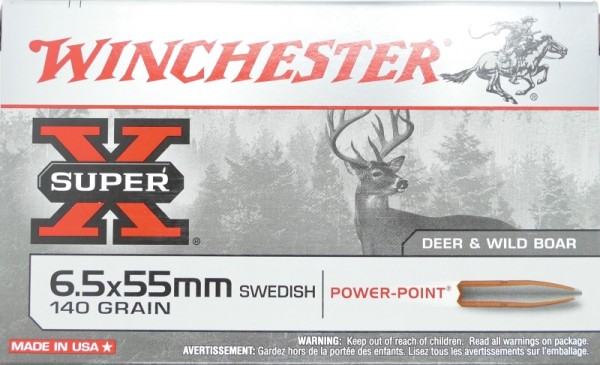 Winchester Super-X 6,5x55 Swedish Power Point 140gr