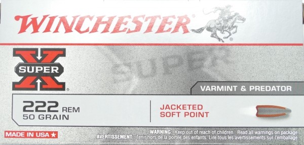 Winchester Super-X JSP .222 Rem. 50gr