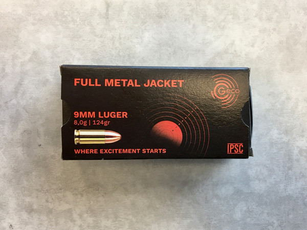 Geco FMJ 9mm Luger 124gr