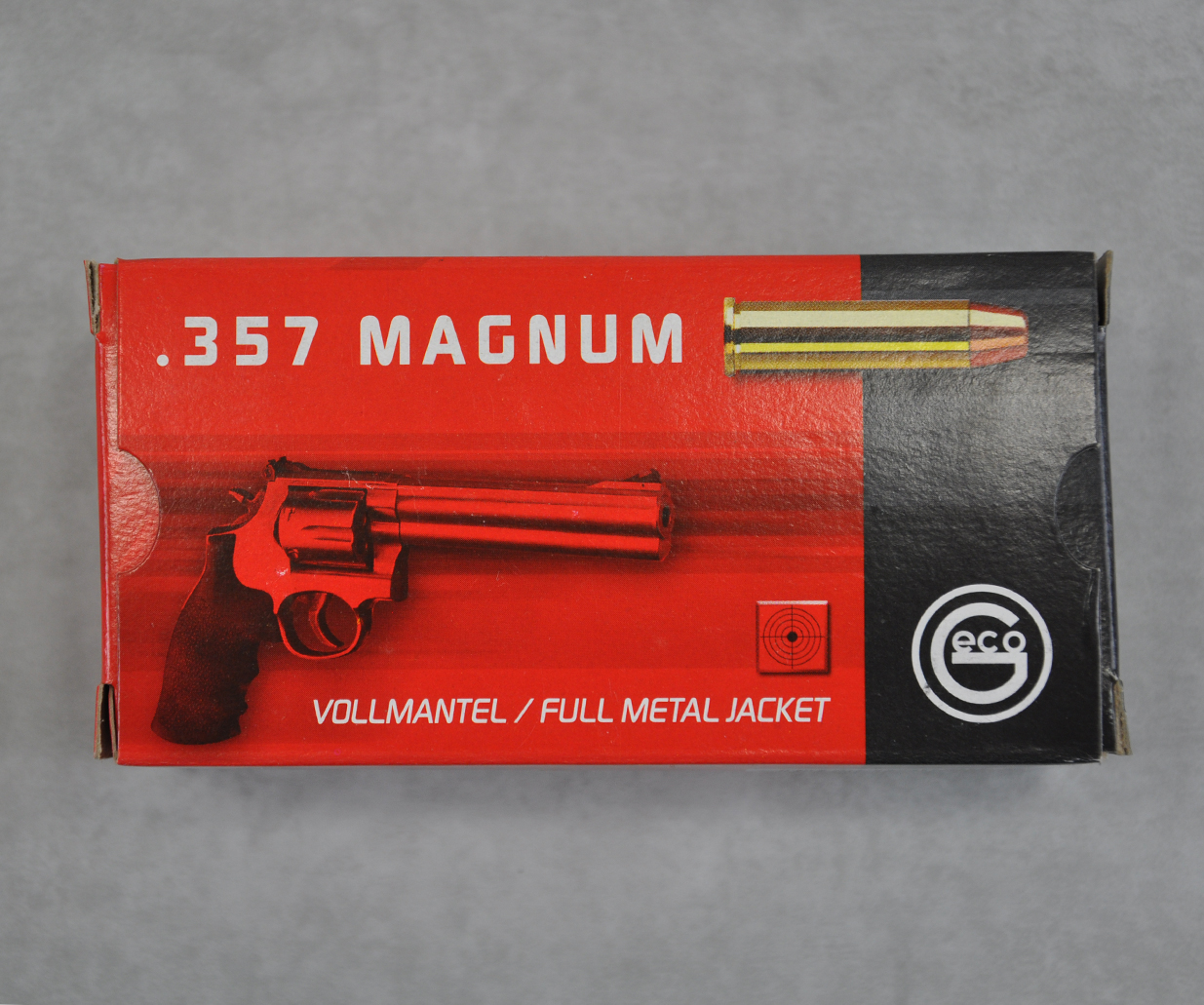 GECO .357 Magnum FMJ Flat 158g (10,2g) Revolverpatronen | My-Guns.biz ...