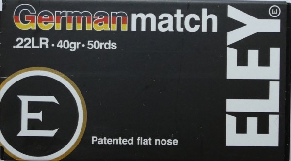 ELEY German Match .22 lr Flat Nose