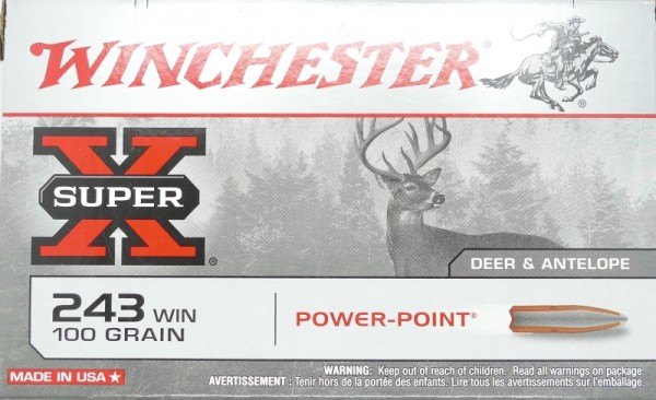 Winchester Super-X Power Point .243 Win 100g