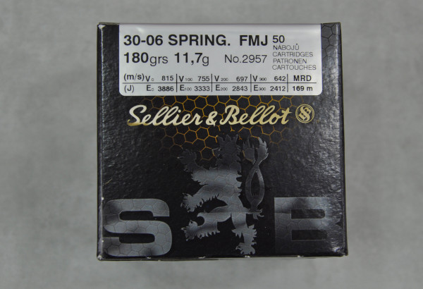 S+B FMJ .30-06 Spring. 50 St.