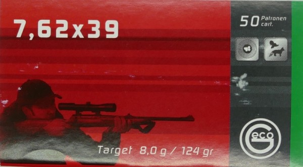 Geco Target FMJ 7,62x39 124gr