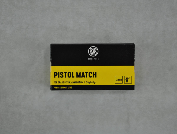 RWS Pistol Match .22 lr 50 St.