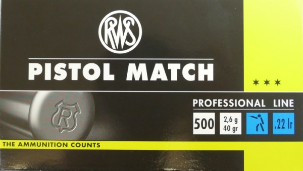 RWS .22 lr Pistol Match