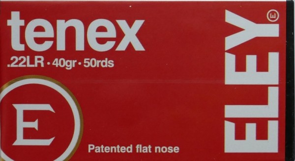 ELEY Tenex .22 lr Flat Nose