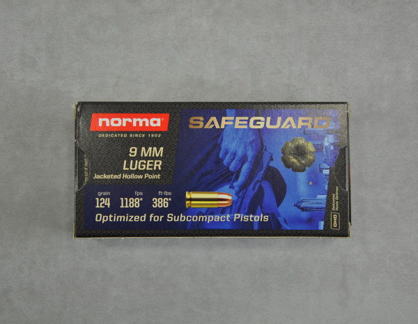 Norma Safeguard JHP 9mm Luger 50 St.