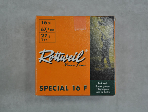 Rottweil Special 16F 16/67,5 2,5mm 25 St.
