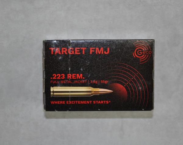 Geco Target FMJ .223 Rem. 50 St.