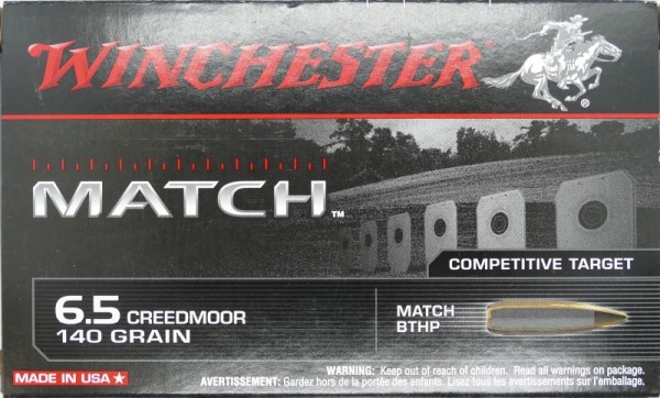 Winchester 6,5 Creedmoor Match 140gr