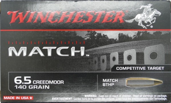 Winchester 6,5 Creedmoor Match 140gr