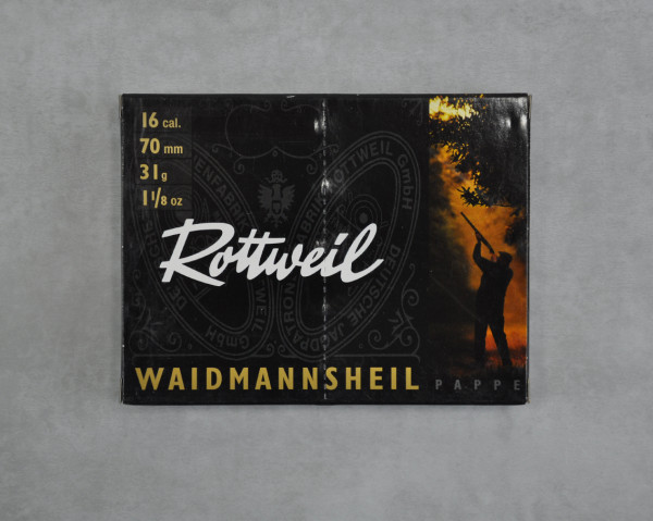 Rottweil Waidmannsheil Pappe 31 16/70 3,5mm 10 St.