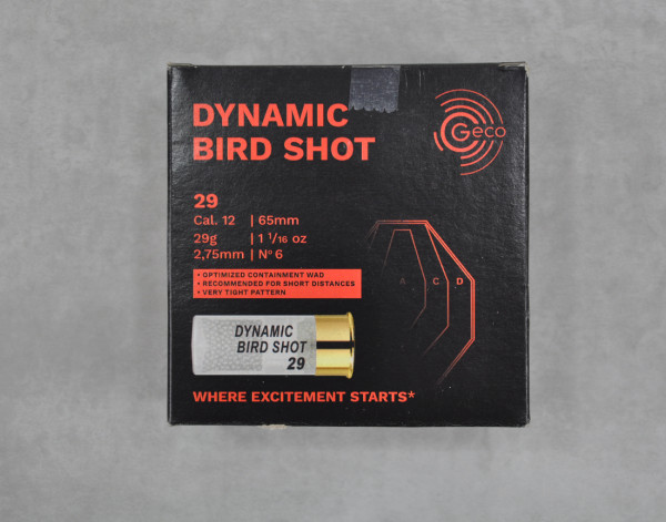 Geco Dynamic Bird Shot 29 12/65 2,75mm 25 St.