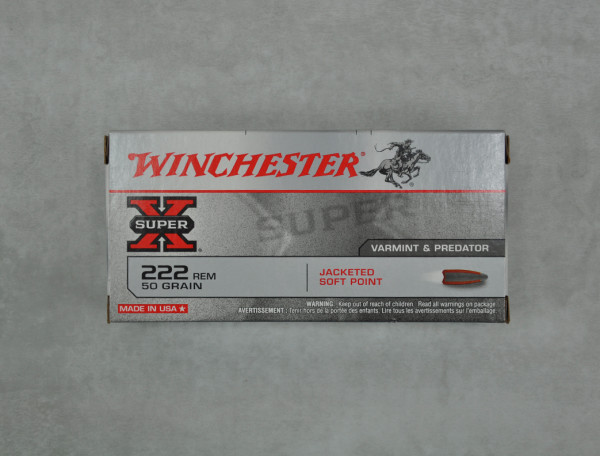 Winchester Super-X JSP .222 Rem. 20 St.