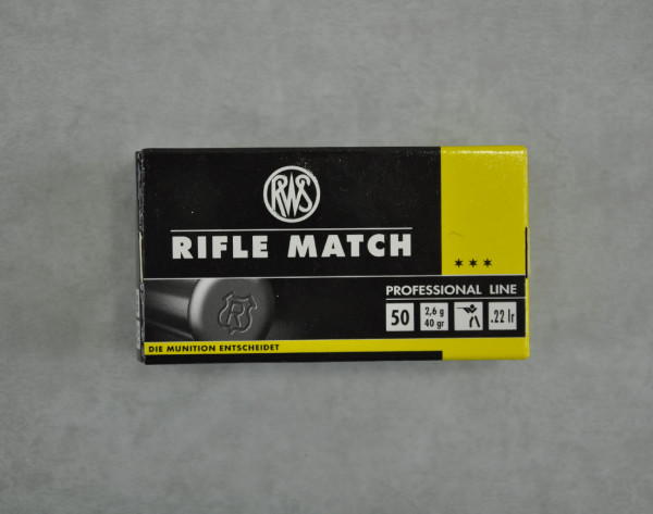 RWS Rifle Match .22 lr 50 St.