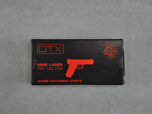 Geco DTX FMJ 9mm Luger 50 St.