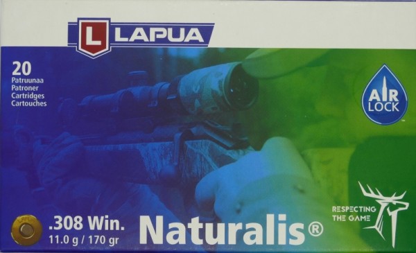 Lapua Naturalis .308 Win. 170gr