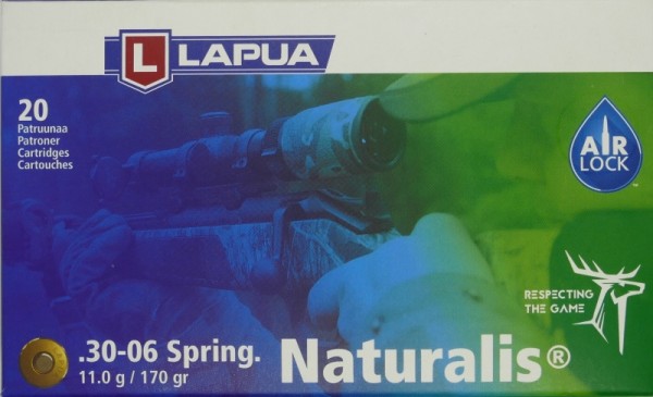 Lapua Naturalis .30-06 Spring 170gr
