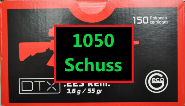 Geco DTX .223 1050 Schuss