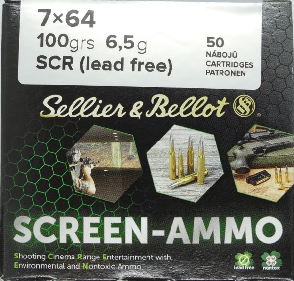 Sellier &amp; Bellot 7x64 Screen-Ammo SCR 100g