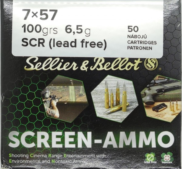 Sellier &amp; Bellot 7x57 Screen-Ammo SCR 100g